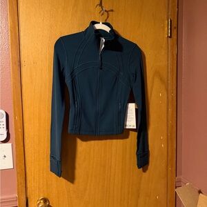 lululemon define crop Jacket in Indochine blue